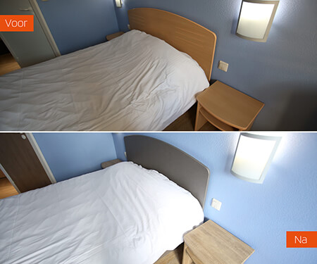 Interieur folie bed effen