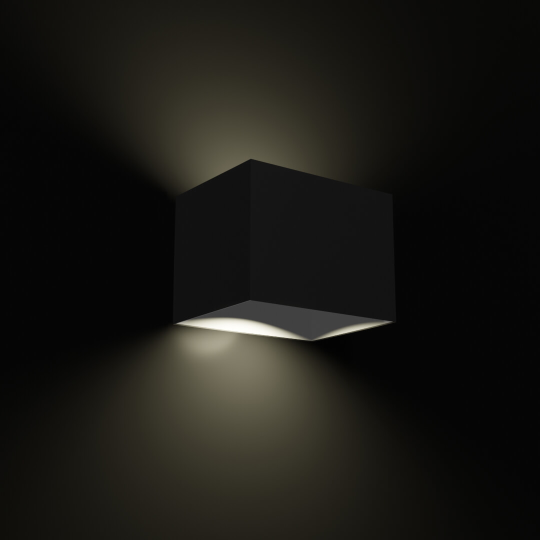 Mat black velvet grain