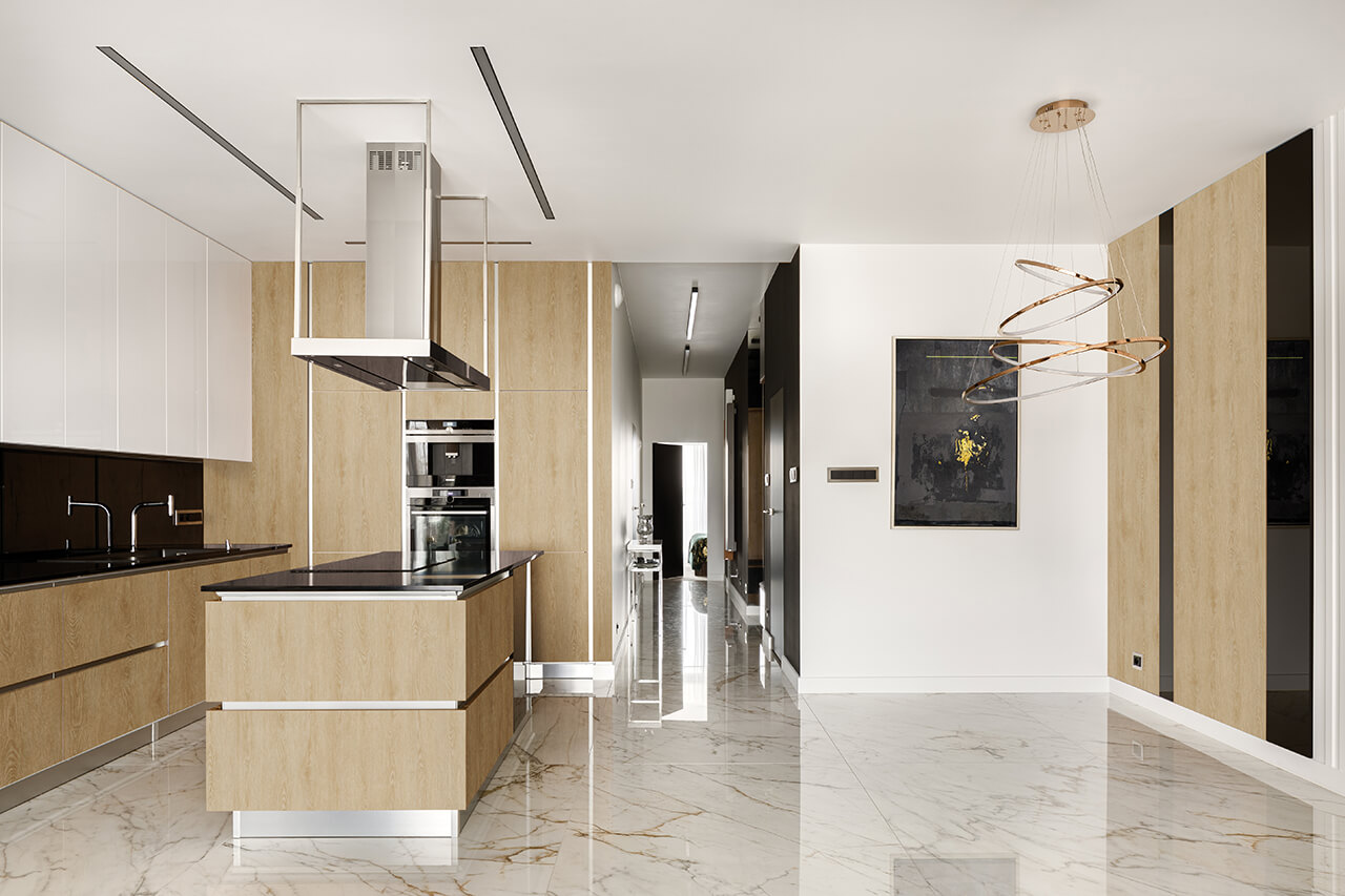 Beige golden oak