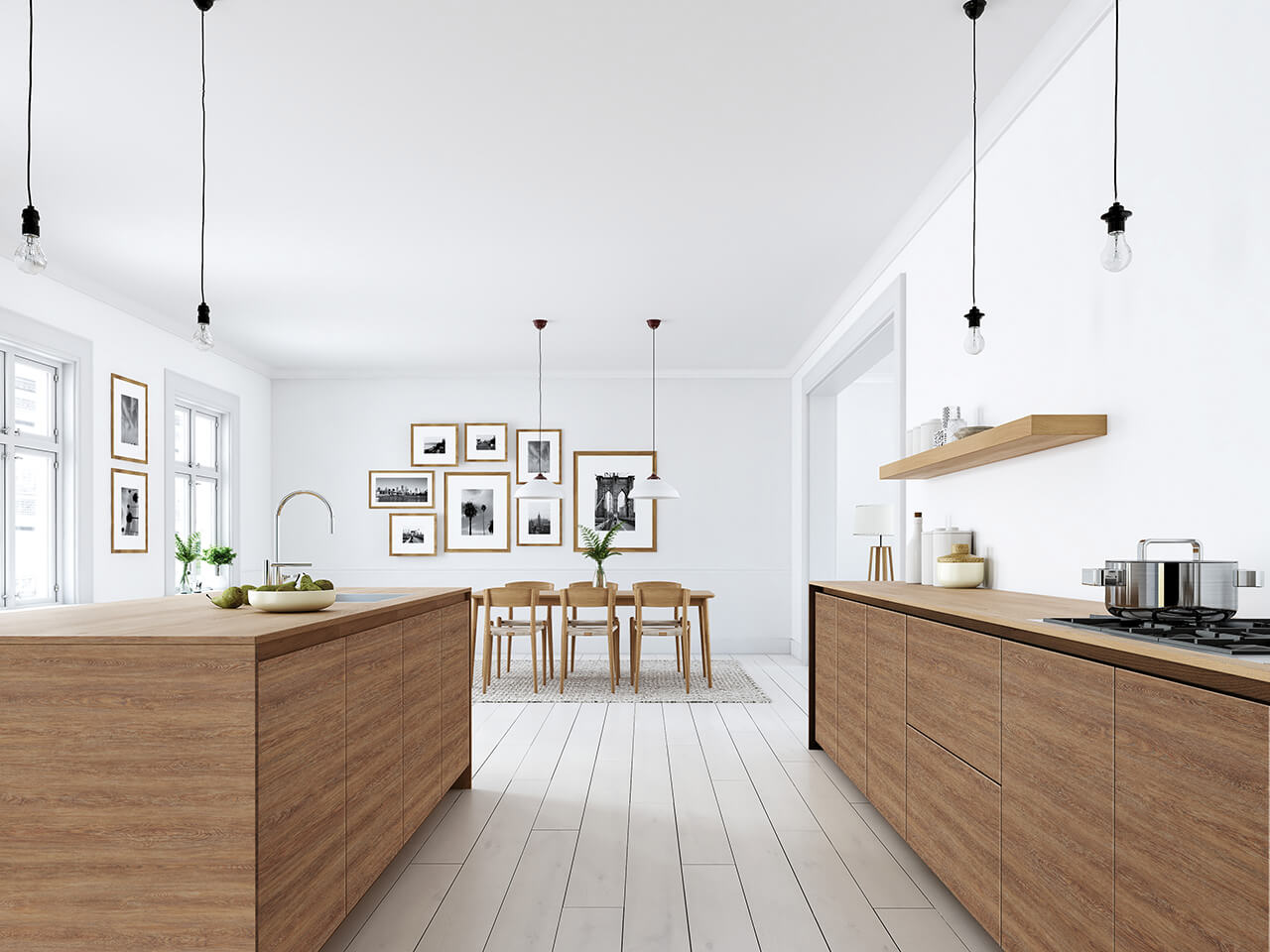 Structured oak