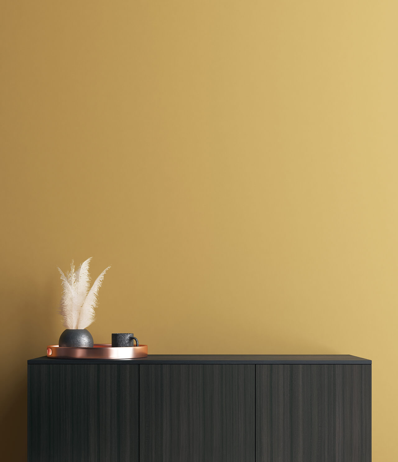 Ebony black wood
