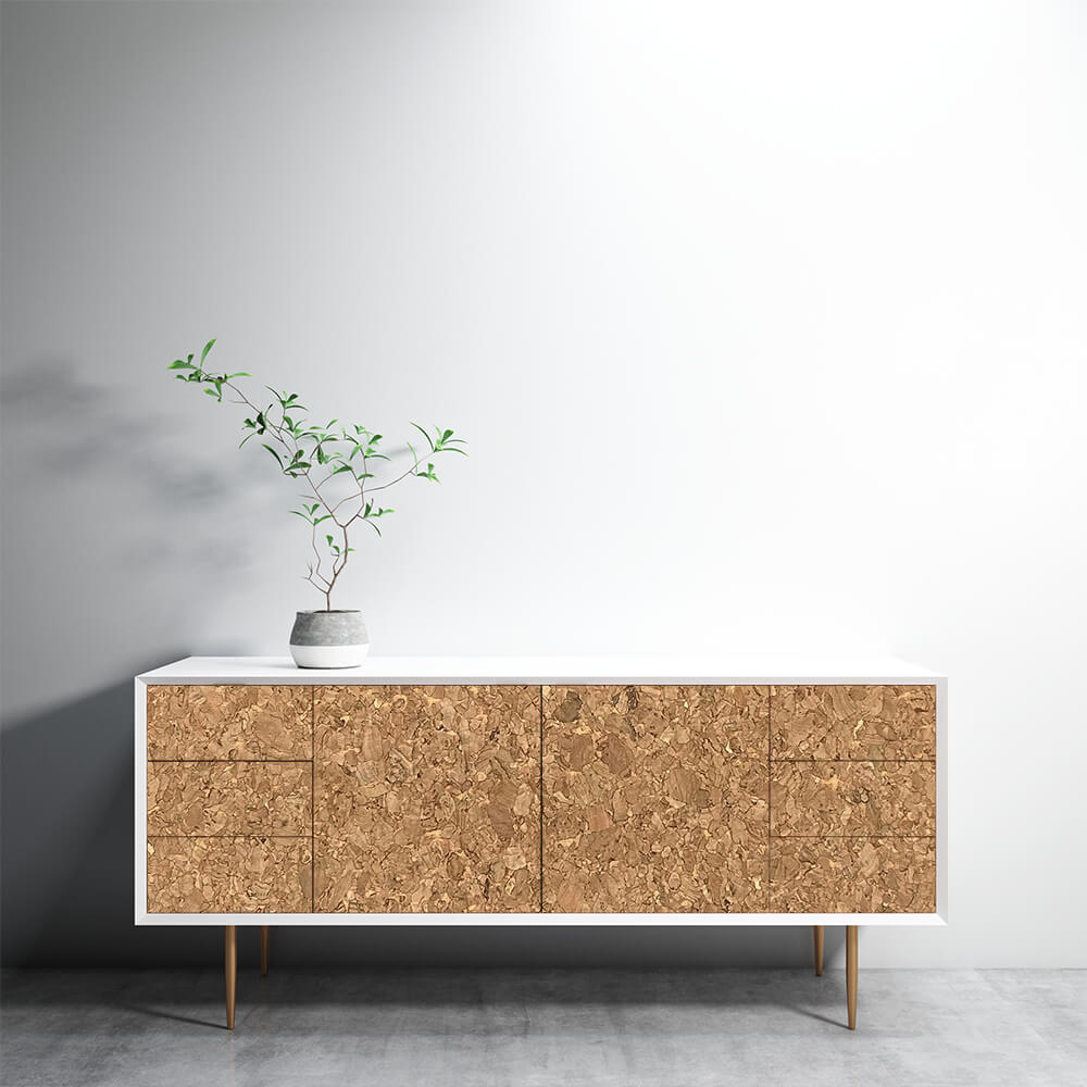 Large grain cork