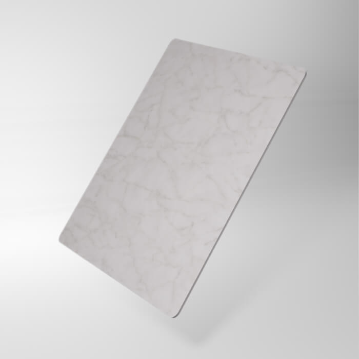 Faded white marble