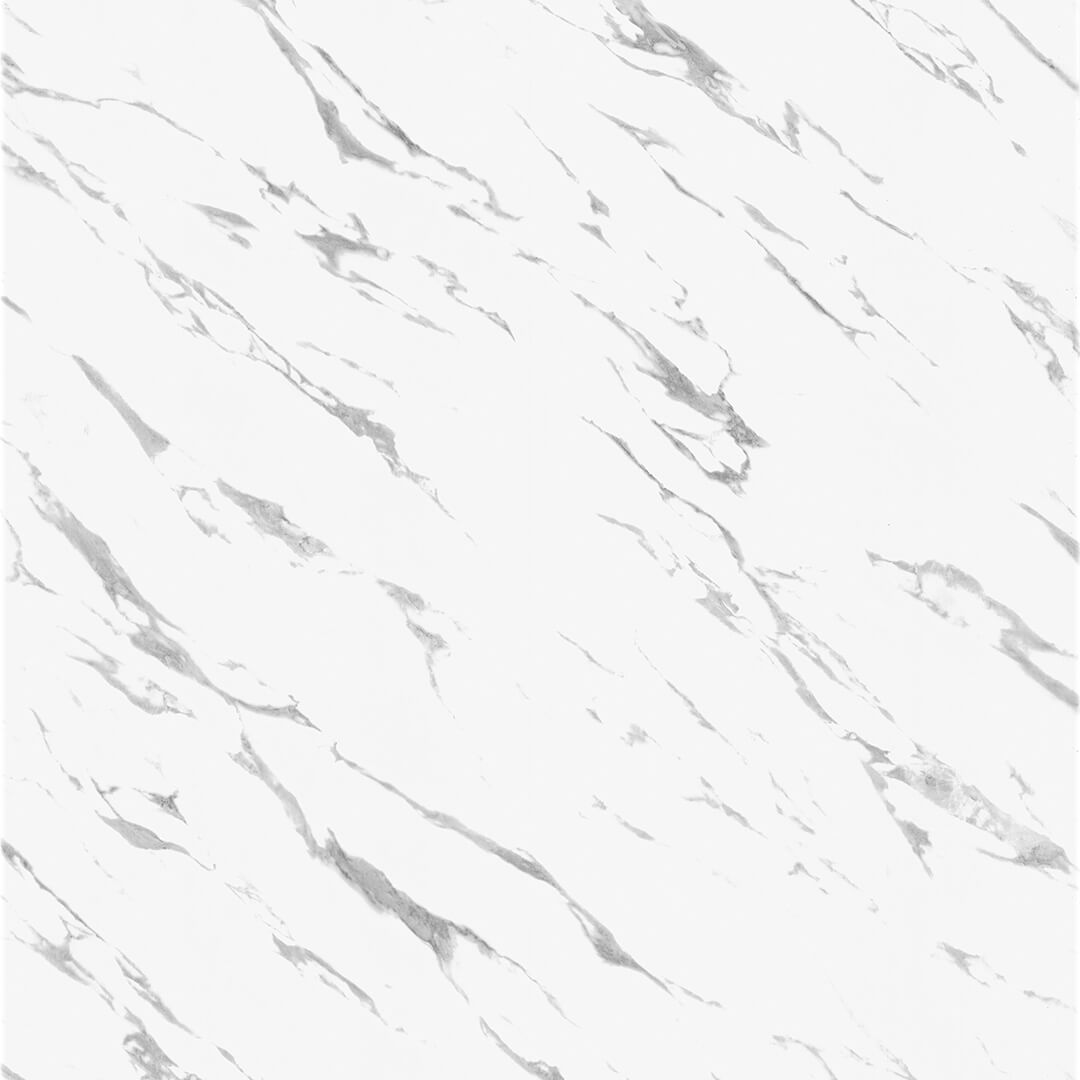 Gloss white marble