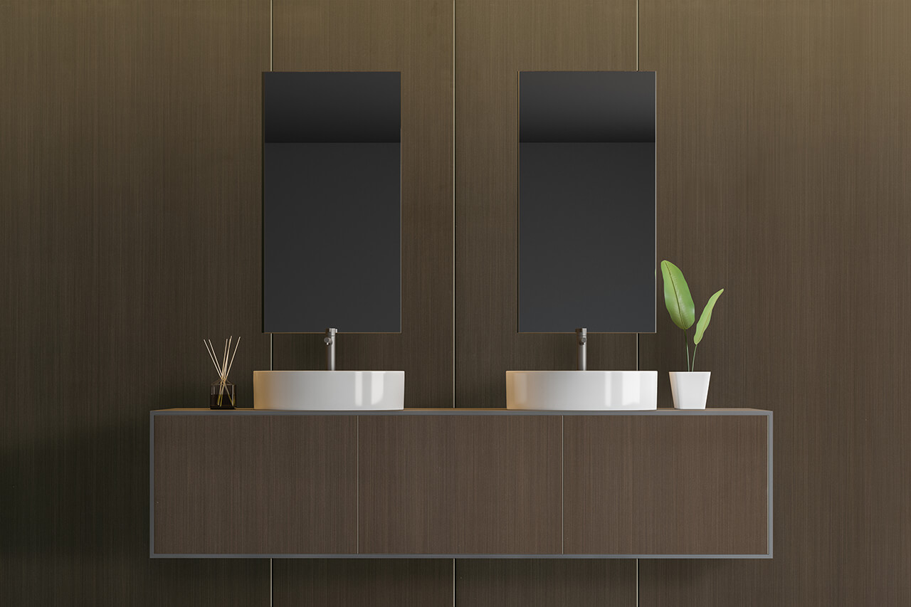 Brown metal wood