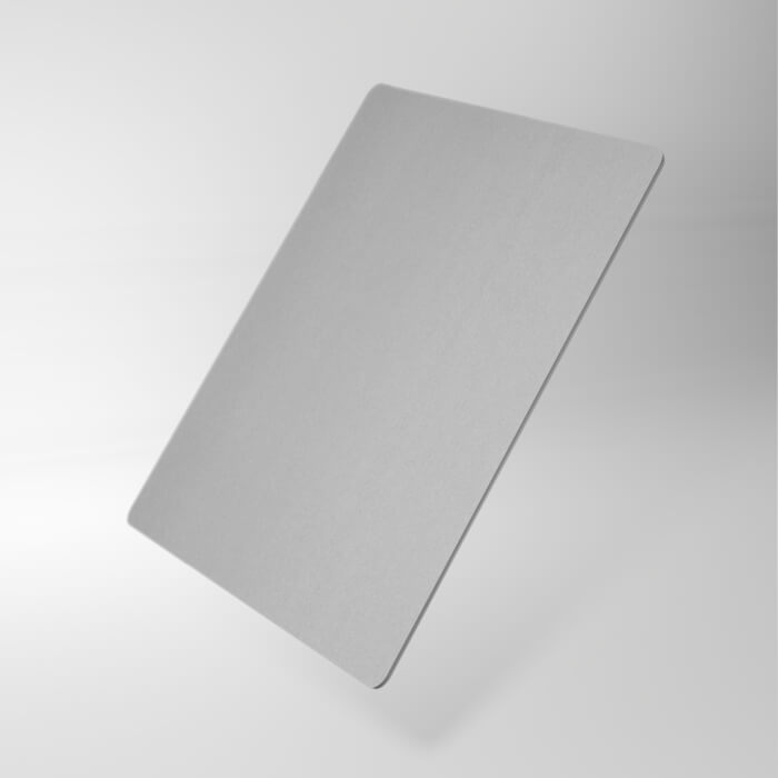 Brushed silver