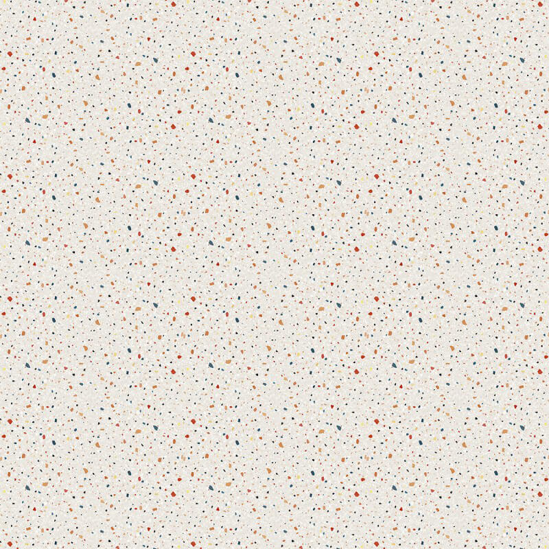 White and multicolored stone plaster
