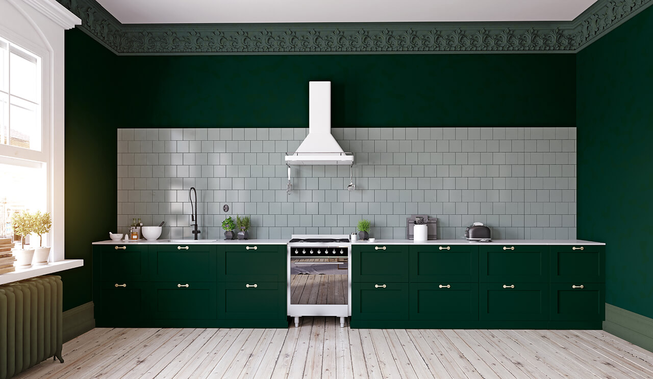Soft winter green