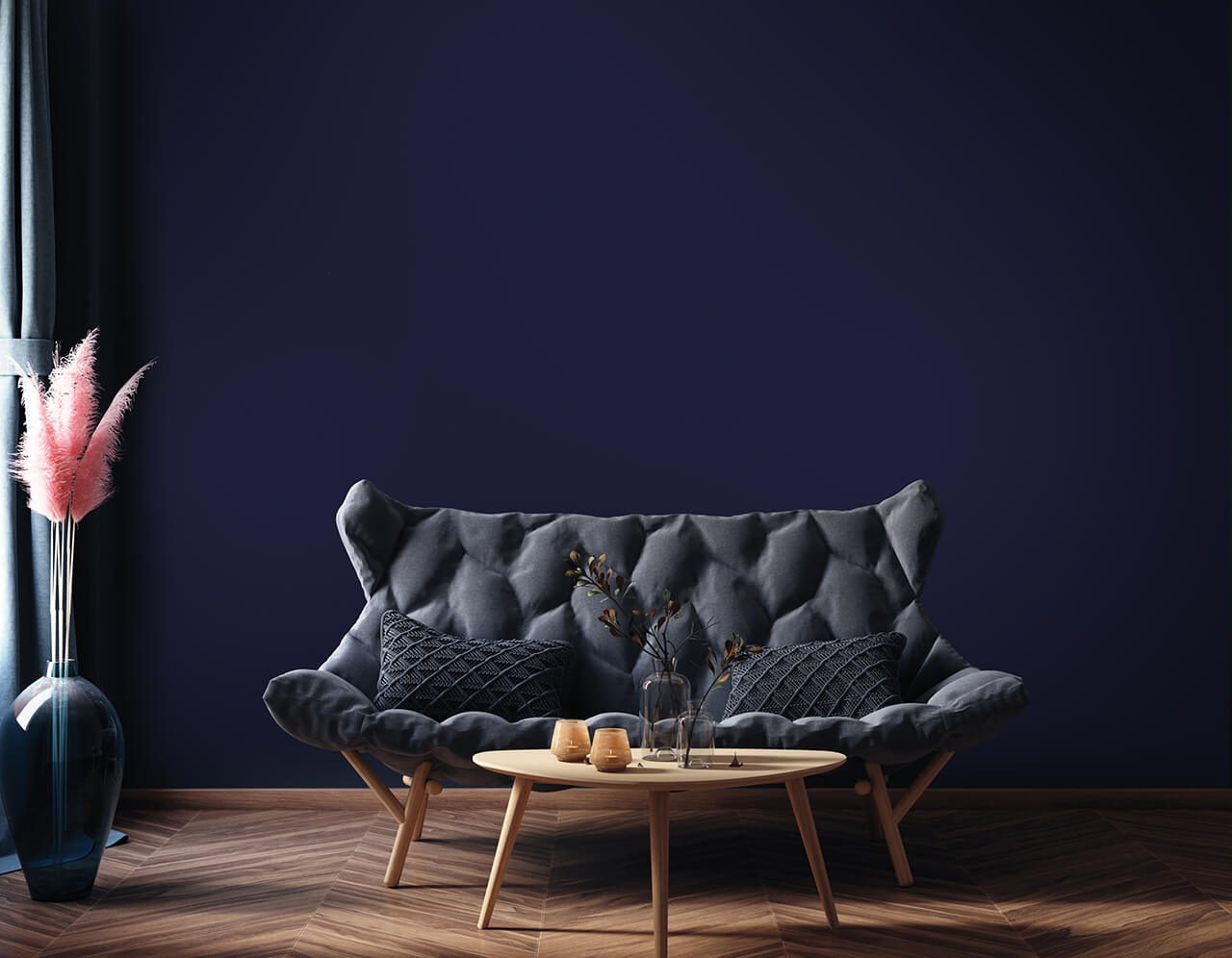Soft navy blue