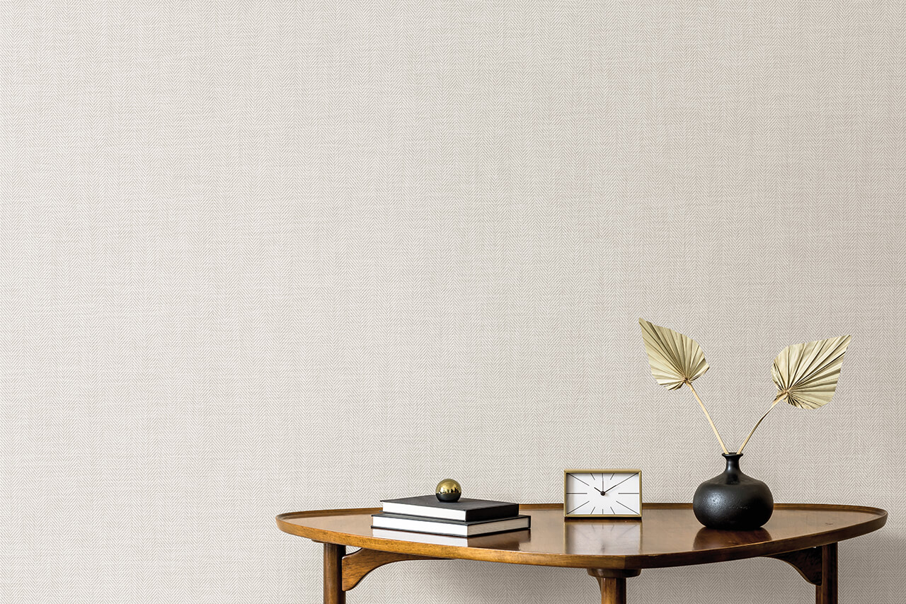 Woven parquet beige