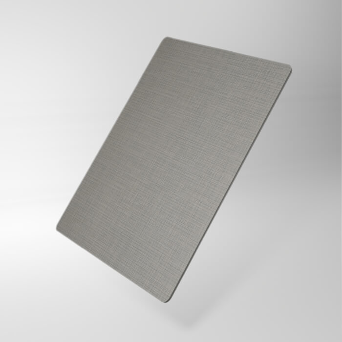 Silver & brown lined pattern